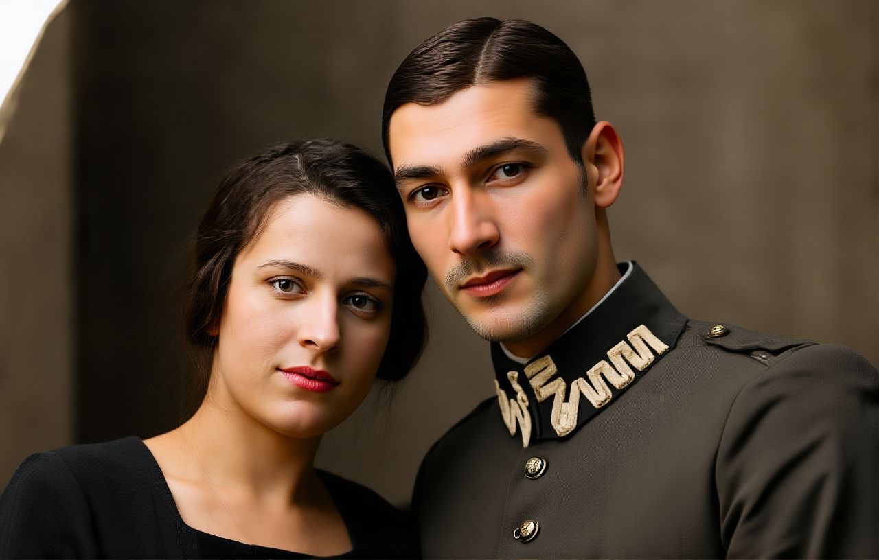 Family Portrait Restoration - After