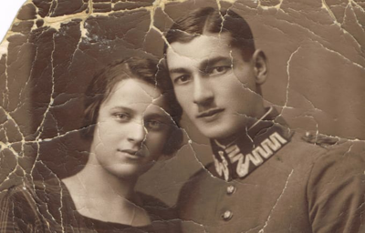 Family Portrait Restoration - Before